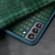 Samsung Galaxy S23 5G Crocodile Texture Window View Leather Phone Case - Black