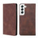 Samsung Galaxy S23 5G Skin Feel Magnetic Horizontal Flip Leather Phone Case - Dark Brown Samsung Galaxy S23 5G Skin Feel Magnetic Horizontal Flip Leather Phone Case - Dark Brown