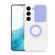 Samsung Galaxy S23 5G Sliding Camera Cover Design Phone Case with Ring Holder - Purple