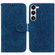 Samsung Galaxy S23 5G Butterfly Rose Embossed Leather Phone Case - Blue
