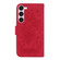 Samsung Galaxy S23 5G Butterfly Rose Embossed Leather Phone Case - Red
