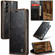 Samsung Galaxy S23 5G CaseMe 003 Crazy Horse Texture Leather Phone Case - Coffee