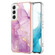 Samsung Galaxy S23 5G Electroplating Marble Dual-side IMD TPU Phone Case - Purple 001