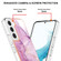 Samsung Galaxy S23 5G Electroplating Marble Dual-side IMD TPU Phone Case - Purple 001