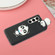 Samsung Galaxy S23 5G 3D Lying Cartoon TPU Shockproof Phone Case - Panda with Blue Bow