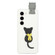 Samsung Galaxy S23 5G 3D Lying Cartoon TPU Shockproof Phone Case - Little Black Cat