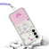 Samsung Galaxy S23 5G Bronzing Butterfly Flower TPU Phone Case with Lanyard - Cherry Blossoms