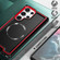 Samsung Galaxy S23 5G Armour Two-color MagSafe Magnetic TPU + PC Phone Case - Red