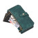 Samsung Galaxy S23 5G Dream 9-Card Wallet Zipper Bag Leather Phone Case - Green