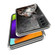 Samsung Galaxy S23 5G Colored Drawing Clear TPU Phone Protective Case - Lonely Wolf