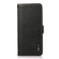 Samsung Galaxy S23 5G KHAZNEH Side-Magnetic Litchi Genuine Leather RFID Phone Case - Black