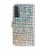 Samsung Galaxy S23 5G Laser Glitter Powder Crocodile Texture Leather Phone Case - Silver