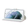 Samsung Galaxy S23 5G Laser Glitter Powder Crocodile Texture Leather Phone Case - Silver