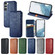 Samsung Galaxy S23 5G Cubic Grid Pressed Magnetic Leather Phone Case - Gray