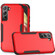 Samsung Galaxy S23 5G TPU + PC Shockproof Phone Case - Red+Black