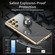 Samsung Galaxy S23 5G Privacy Full Cover Magnetic Metal Tempered Glass Phone Case - Gold
