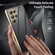 Samsung Galaxy S23 5G Privacy Full Cover Magnetic Metal Tempered Glass Phone Case - Black