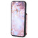 Samsung Galaxy S23 5G Grid Texture Card Bag Phone Case with Lanyard - Rose Gold
