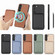 Samsung Galaxy S23 5G Carbon Fiber Leather Card Magsafe Case - Green