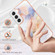 Samsung Galaxy S23 5G Electroplating IMD TPU Phone Case - White Marble