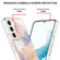 Samsung Galaxy S23 5G Electroplating IMD TPU Phone Case - White Marble