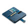 Samsung Galaxy S23 5G DG.MING Crazy Horse Texture Detachable Magnetic Leather Case - Blue