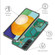 Samsung Galaxy S23 5G Colored Drawing Clear TPU Phone Protective Case - Green Marble