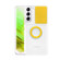 Samsung Galaxy S23 5G Sliding Camshield TPU Phone Case with Ring Holder - Yellow