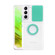 Samsung Galaxy S23 5G Sliding Camshield TPU Phone Case with Ring Holder - Green