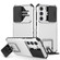 Samsung Galaxy S23 5G Stereoscopic Holder Sliding Camshield Phone Case - White