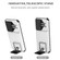 Samsung Galaxy S23 5G Stereoscopic Holder Sliding Camshield Phone Case - White
