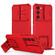 Samsung Galaxy S23 5G Stereoscopic Holder Sliding Camshield Phone Case - Red