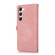Samsung Galaxy S23 5G Zipper Card Slot Buckle Wallet Leather Phone Case - Pink