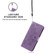 Samsung Galaxy S23 5G 7-petal Flowers Embossing Leather Phone Case - Purple