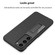 Samsung Galaxy S23 5G GKK Plain Leather Shockproof Phone Case with Holder - Black