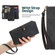 Samsung Galaxy S23 5G Zipper Wallet Detachable MagSafe Leather Phone Case - Black