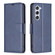 Samsung Galaxy S23 5G Lambskin Texture Leather Phone Case - Blue