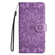 Samsung Galaxy S23 5G Embossed Sunflower Leather Phone Case - Purple