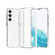 Samsung Galaxy S23 5G Shockproof Terminator Style Glitter Powder Phone Case - Shiny White