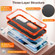 Samsung Galaxy S23 5G 3 in 1 Rugged Holder Phone Case - Transparent