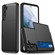 Samsung Galaxy S23 5G Shockproof Armor Phone Case with Card Slot - Black