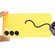Samsung Galaxy S23 5G Pure Color Liquid Silicone Shockproof Full Coverage Phone Case - Yellow