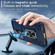 Samsung Galaxy S23 5G Camshield Robot TPU Hybrid PC Phone Case - Blue