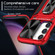 Samsung Galaxy S23 5G Camshield Robot TPU Hybrid PC Phone Case - Red
