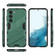 Samsung Galaxy S23 5G Punk Armor 2 in 1 PC + TPU Shockproof Phone Case with Invisible Holder - Green