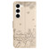 Samsung Galaxy S23 Cat Embossing Pattern Leather Phone Case with Lanyard - Beige