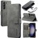 Samsung Galaxy S23 5G DG.MING Retro Oil Edge Flip Leather Phone Case - Grey