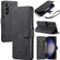 Samsung Galaxy S23 5G DG.MING Retro Oil Edge Flip Leather Phone Case - Black