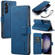 Samsung Galaxy S23 5G DG.MING Retro Oil Edge Flip Leather Phone Case - Blue