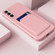 Samsung Galaxy S23 5G Skin Feel Card TPU Contrast Color Button Phone Case - Pink